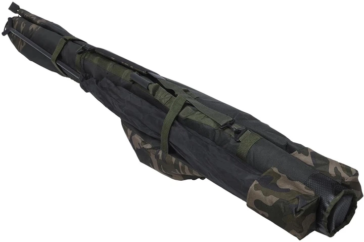Чехол для удилищ Prologic Avenger Padded Multi Sleeve 3 rod 13’ Green camouflage - изображение 3