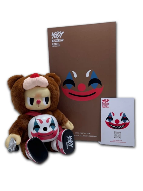 Статуетка Yoot Toy x Rebel Bear Clown Brown x Limited Action Figure 500% 35 см Коричневий Джокер - Фото 8 Статуетка Yoot Toy x Rebel Bear Clown Brown x Limited Action Figure 500% 35 см Коричневий Джокер - зображення 8