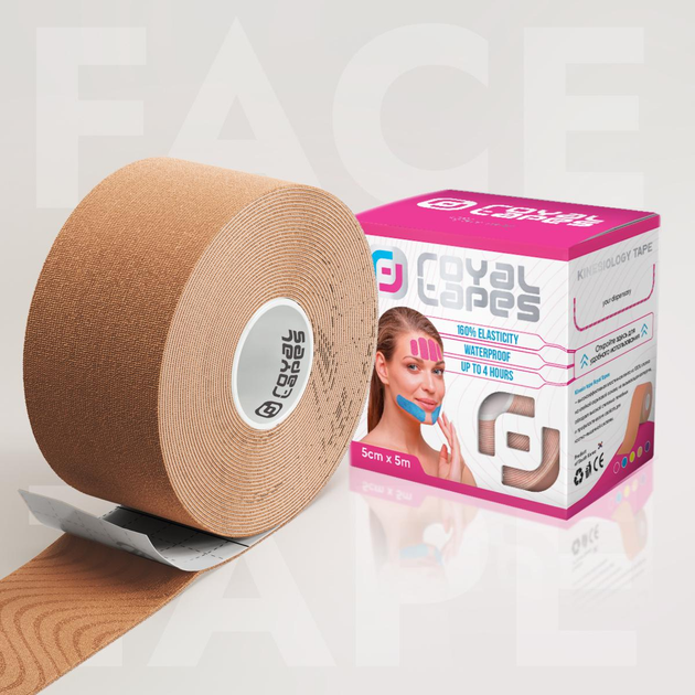 Тейп для обличчя Royal Tapes face care Тілесний - зображення 1