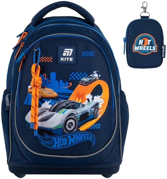 Шкільний набір Kite Education Hot Wheels 3 предмети (SET_HW25-724S) - зображення 4