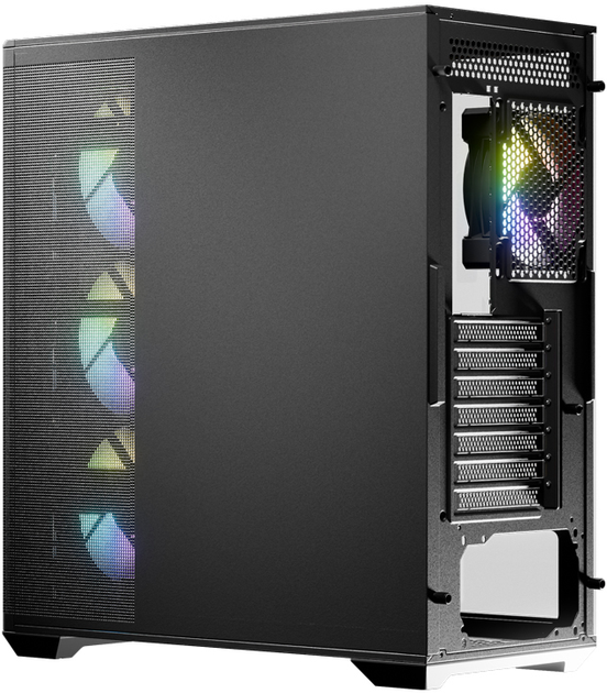 Obudowa LC-Power Gaming 811B Meshwork XL Dark Black (LC-811B-ON) - obraz 6