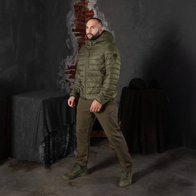 Пуховик Camotec легкий Storm Hood 2.0 олива S (8393(S)) - Фото 2 Пуховик Camotec легкий Storm Hood 2.0 олива S (8393(S)) - зображення 2