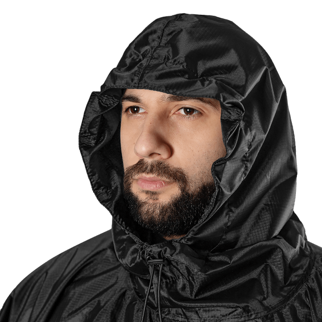 Пончо Camotec Pilgrim Rip-Stop Чорний (8614) - изображение 5
