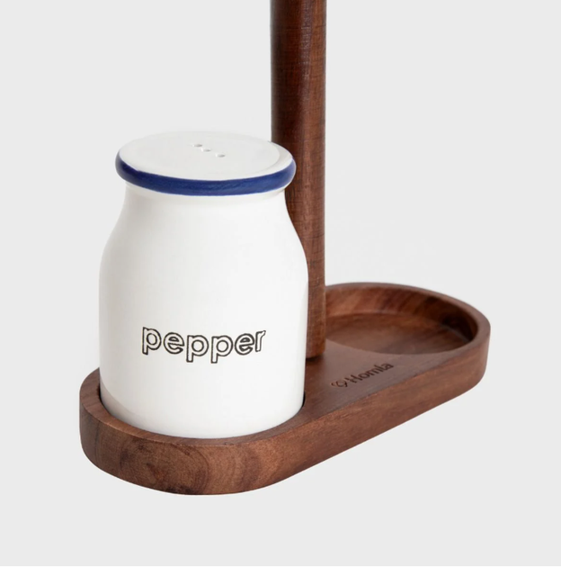 Zestaw przyprawników HOMLA Modern Hamptons na podstawce 15.5 x 17 cm (5906496722264) - obraz 7