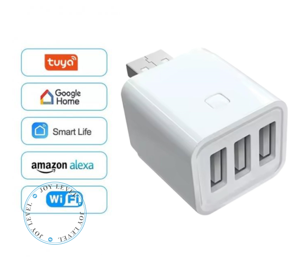 Умный Wi-Fi-адаптер на 3 USB порта Tuya Smart 3CH Цвет Белый - изображение 2