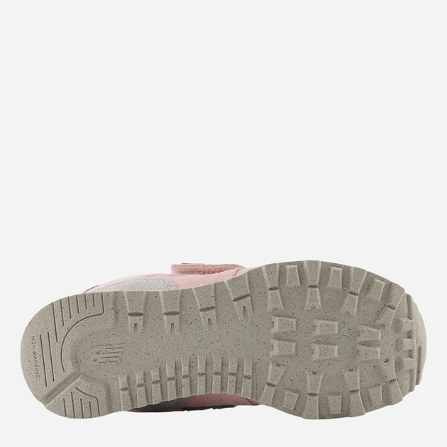 Дитячі кросівки для дівчинки New Balance 574 PV574BKM 34.5 (2.5US) Світло-рожеві (197968152992) - зображення 5