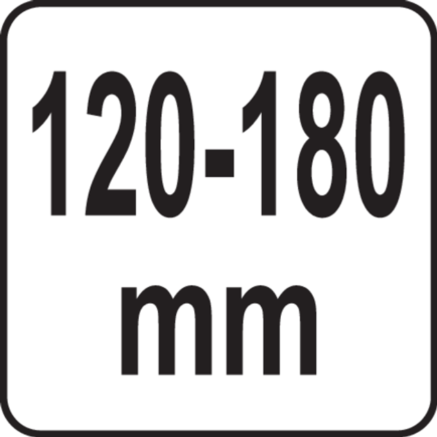 Klucz hakowy przegubowy YATO z okrągłym bolcem 120-180 mm (YT-01679) - obraz 3