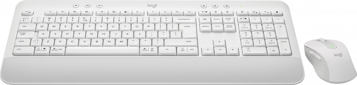 Комплект бездротовий Logitech MK650 Keyboard Mouse Combo for Business Wireless US White (920-011032) - зображення 2