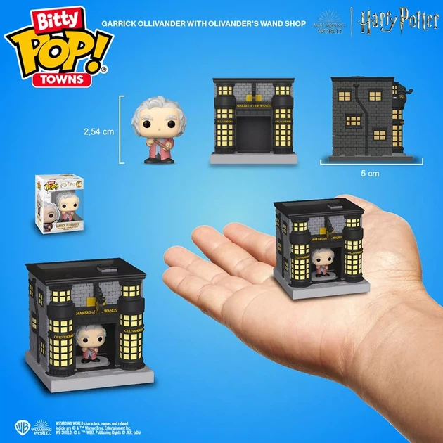 Набір фігурок Funko POP! Bitty Town Гаррі Поттер Олівандер і крамниця чарівниї паличок (83627) - Фото 3 Набір фігурок Funko POP! Bitty Town Гаррі Поттер Олівандер і крамниця чарівниї паличок (83627) - изображение 3