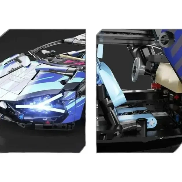Конструктор машинка Lamborghini 1314 деталей на 36 см (485) - Фото 2 Конструктор машинка Lamborghini 1314 деталей на 36 см (485) - изображение 2