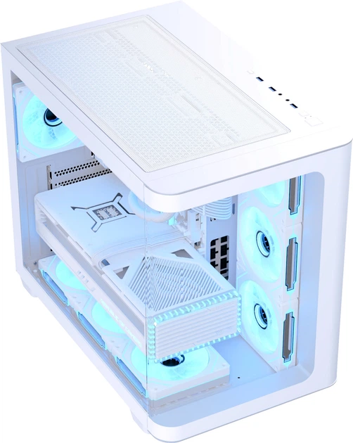 Корпус AeroCool P500C-G-WT-v1 White (4711530960509) - зображення 3