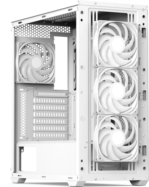 Obudowa AeroCool D501A-G-WT-v2 White (ACCM-DS01043.21) - obraz 5