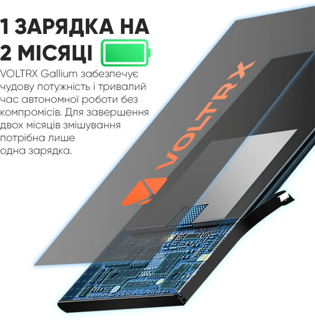Електричний шейкер VOLTRX Gallium 600 мл Tritan Green (Gallium_Green) - зображення 7