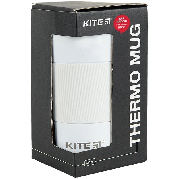 Термокружка Kite K22-458-03, 510 мл, біла - изображение 5