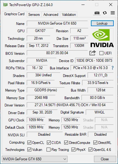 Видеокарта Taishuo PCI-Ex GeForce GTX 650 2GB DDR5 OEM (128 bit) (VGA, DVI, HDMI) (№843.2) - изображение 5