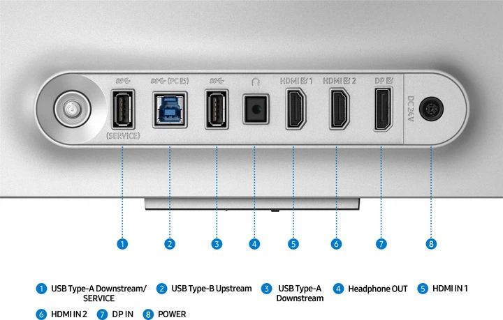 Монітор 32" Samsung Odyssey OLED G8 G81SF 4K 240Hz Gaming Monitor (LS32FG812SIXCI) - зображення 19
