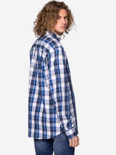 Сорочка бавовняна чоловіча Lee Cooper NEW TENBY -LK17 XL Блакитна (5904347390662) - зображення 2