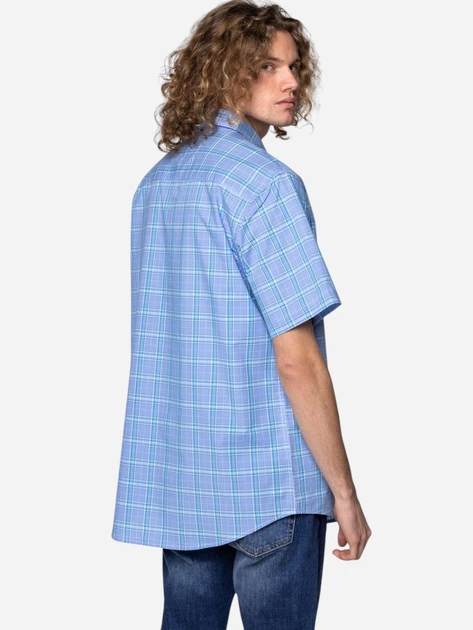Сорочка бавовняна чоловіча Lee Cooper WILL2-9106 L Блакитна (5904347389833) - зображення 2