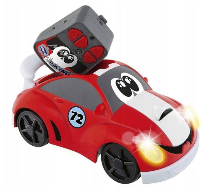 Машинка на радіокеруванні Chicco Turbo Team Johnny Coupe Racing Червона (8058664102907) - зображення 7