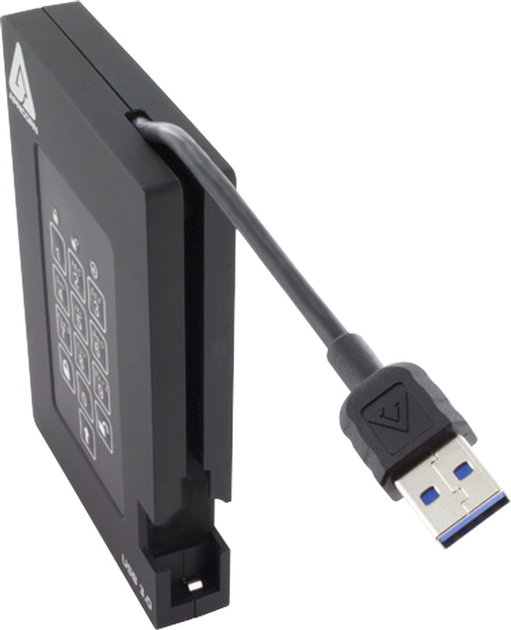 Dysk twardy Apricorn Aegis Fortress 256GB USB 3.2 Black (A25-3PL256-S512F) - obraz 5