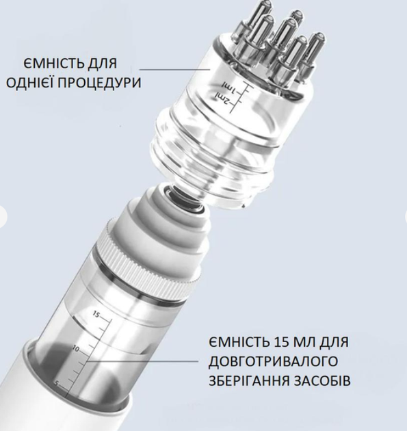 Аплікатор - масажер рівномірне нанесення на шкіру голови та волосся міноксидилу (minoxidil) , косметичних засобів , кисневої емульсії, олій, сироваток 15 мл, рожевий (II) 33968 - зображення 2