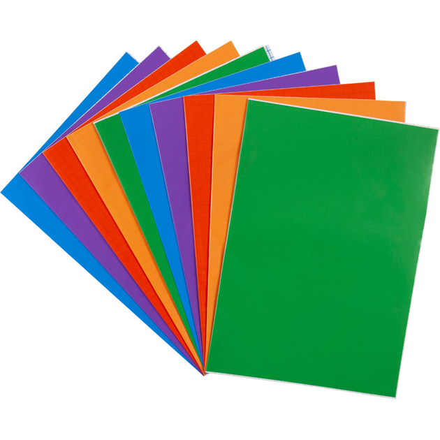 Плівка самоклеюча для книг Kite K20-308, 50x36 см, 10 штук, асорті кольорів 4063276037626 - изображение 2