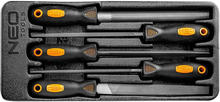 Zestaw pilników do metalu NEO Tools 5 szt 84-244 (5907558424416) - obraz 1