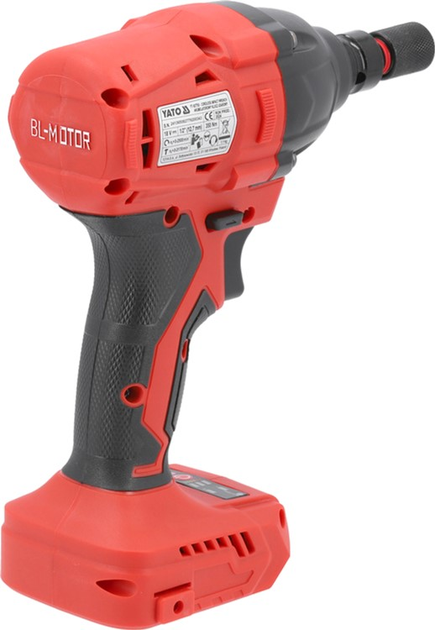 Klucz udarowy bezszczotkowy Yato 18 V Li-Ion 1/2" 350 Nm bez akumulatora (YT-827792) - obraz 3