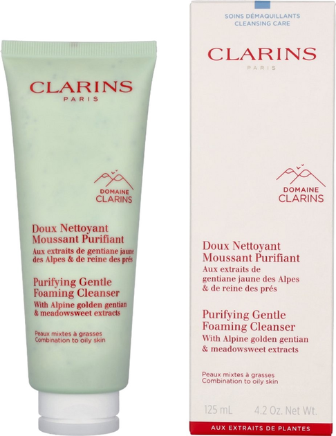 Pianka do mycia twarzy Clarins oczyszczająca z alpejskich ziół 125 ml (3666057216497) - obraz 2
