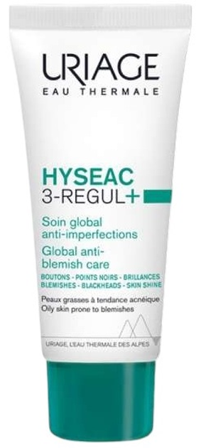 Krem do twarzy Uriage Hyseac 3-regul Global Skincare redukujący niedoskonałości 40 ml (3661434010088) - obraz 1