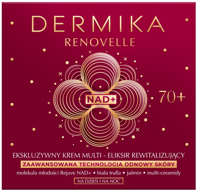 Крем для обличчя Dermika Renovelle Multi Eliksir 70+ ревіталізуючий 50 мл (5902046771089) - зображення 3