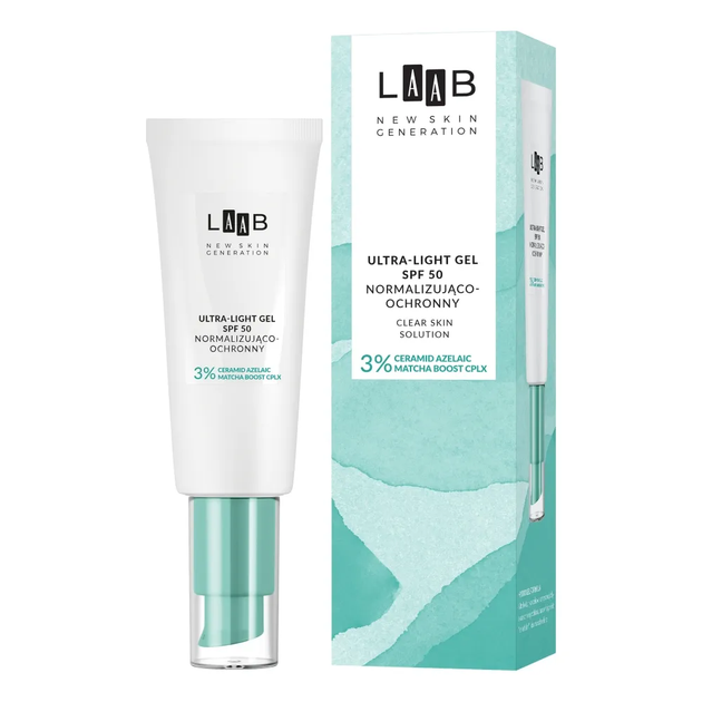 Гель для обличчя з SPF фільтром AA Cosmetics Laab Clear Skin Solution 40 мл (5900116109008) - зображення 2