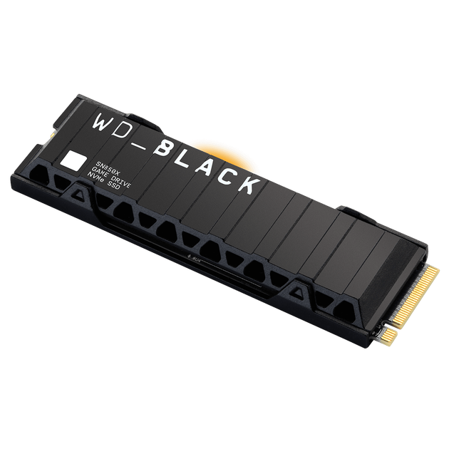 Накопитель SSD NVME WD Black SN850X 1 TB (WDS100T2XHE) с радиатором - изображение 2