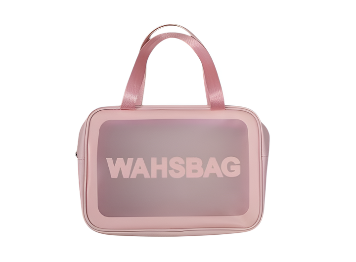 Набір косметичок дорожні Washbag R93148 3шт 20х12х7см, 22х14х6.5см, 30х21х10.5см Рожевий - зображення 2