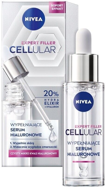 Serum z kwasem hialuronowym Nivea Cellular Expert Filler wypełniające 30 ml (4006000111926) - obraz 1