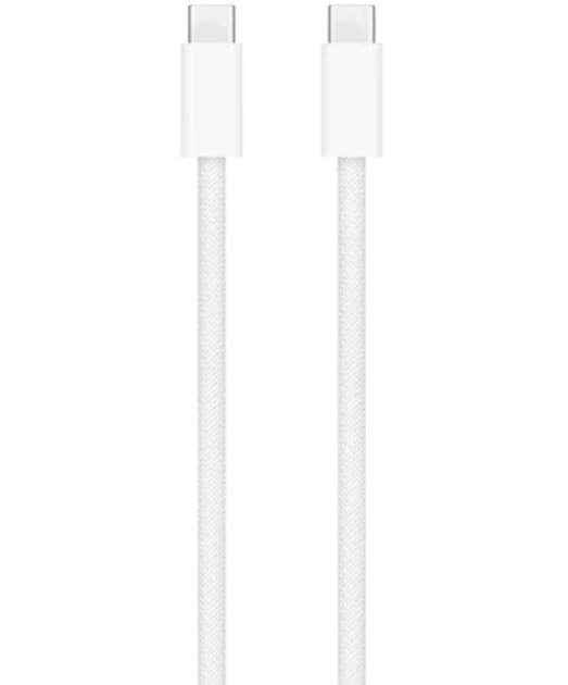 Кабель быстрой зарядки для Apple iPhone 15/15 Plus/15 Pro Max , iPhone 16/16 Plus/16 Pro Max, Samsung, Huawei, Xiaomi, Meizu, Vivo, Oppo Быстрая зарядка Type-C to Type-C (USB-C - USB-C) 60W 1.5м Woven White - Фото 4 Кабель быстрой зарядки для Apple iPhone 15/15 Plus/15 Pro Max , iPhone 16/16 Plus/16 Pro Max, Samsung, Huawei, Xiaomi, Meizu, Vivo, Oppo Быстрая зарядка Type-C to Type-C (USB-C - USB-C) 60W 1.5м Woven White - изображение 4