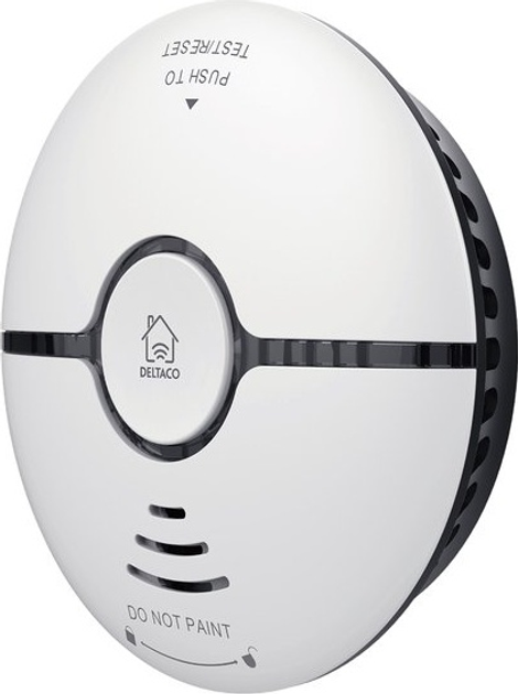 Czujnik inteligentny Deltaco dymu Smart Home WiFi (7333048054678) - obraz 1