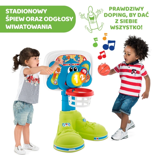 Koszykówka dla dzieci Chicco Fit & Fun z efektami świetlnymi i dźwiękowymi 58 cm (8058664087303) - obraz 17