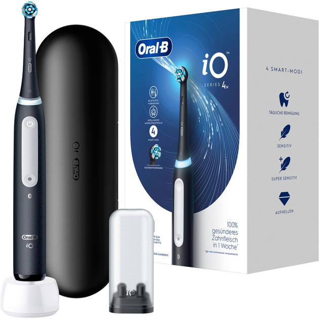 Електрична зубна щітка Oral-B iO Series 4 Matt Black - зображення 1