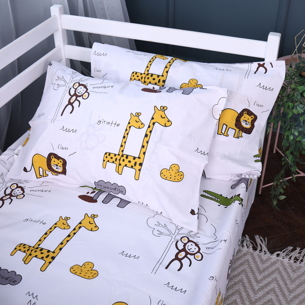 Комплект постільної білизни MirSon Бязь 17-0132 Lion King 110х140 см (2200001636859) - зображення 2