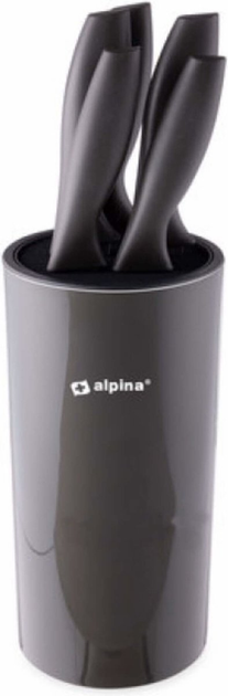 Zestaw noży Alpina w stojaku 6 elementów (8711252190167) - obraz 1