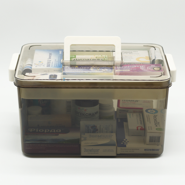 Велика аптечка-органайзер для ліків Doctor-101 HealingKit. Контейнер для медикаментів на 8 секцій (TF009) - зображення 2