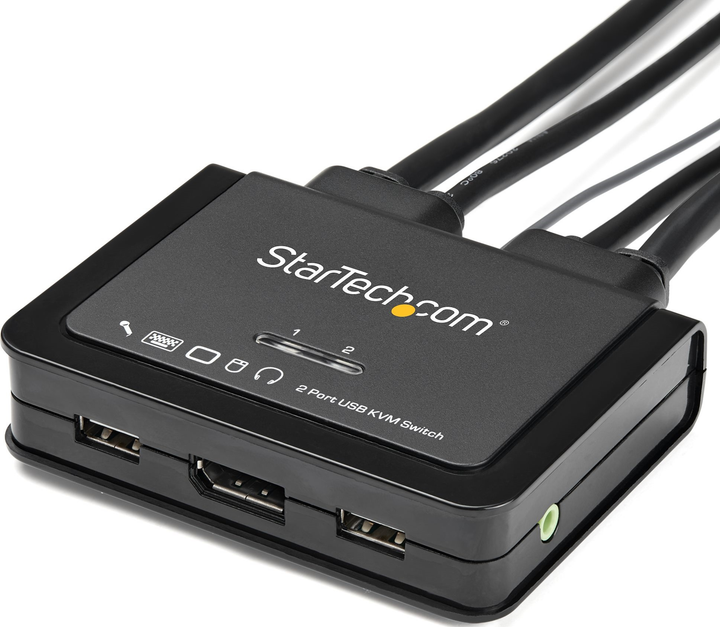 Przełącznik StarTech DPU DisplayPort KVM Switch (SV211DPUA4K) - obraz 1