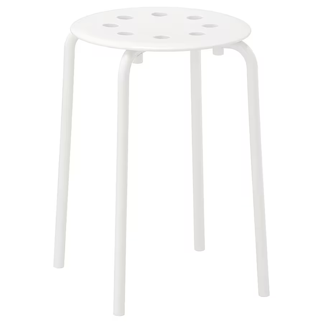 Кухонный табурет MARIUS IKEA 901.840.47 белый - Фото 1 Кухонный табурет MARIUS IKEA 901.840.47 белый - изображение 1