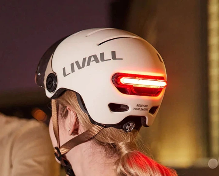 Велосипедний шолом Livall L23 L 58-62 см Білий/Слонова кістка (LIV-000L23-4310) - зображення 12