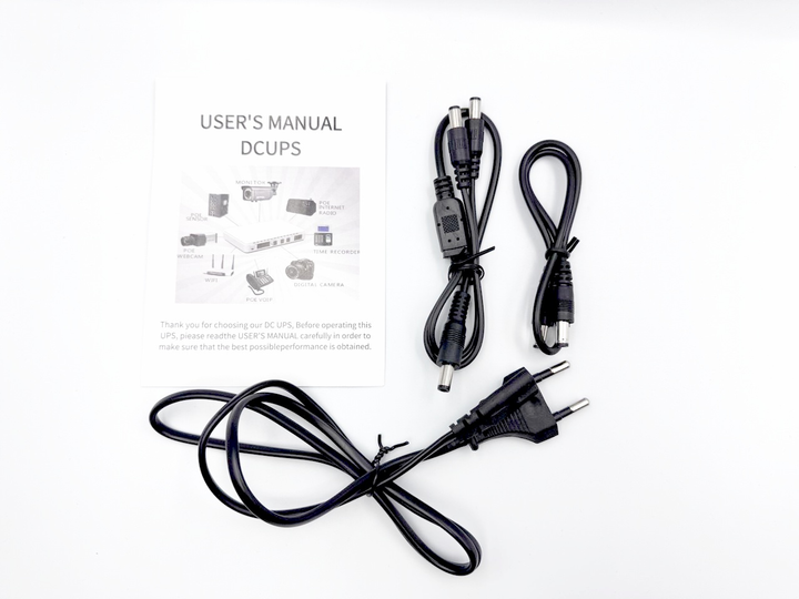 ИБП (UPS) для роутера DC2018P 18W, 20000mAh 5/9/12V Black |DC, USB-A, USB-C, POE, LAN| Для питания устройств от DC (GPON, ONU, IP-камера и др.) - изображение 2