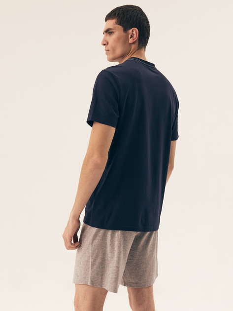 Piżama męska z szortami i krótkim rękawem letnia bawełniana Henderson Surf 42598-59X L Niebieska (5903972399903) - obraz 2