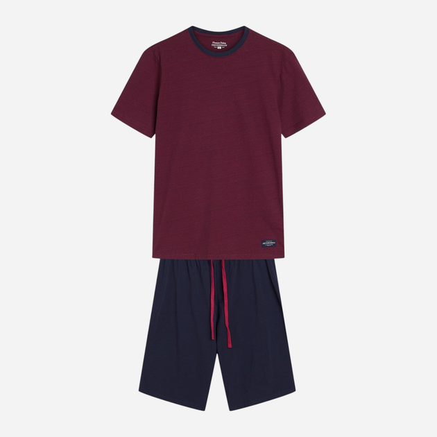Piżama męska z szortami i krótkim rękawem letnia bawełniana Henderson Dive 42633-33X 2XL Czerwona (5903972399101) - obraz 7