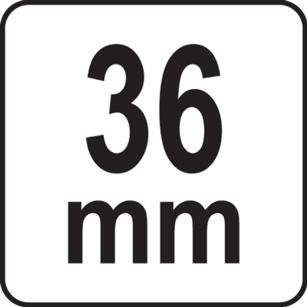 Klucz płasko-oczkowy YATO 36 mm (YT-00761) - obraz 3