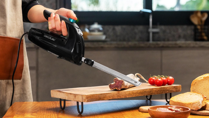 Ніж електричний Cecotec Cut-Eat 1800 з 3 змінними лезами чорний (8435484031837) - зображення 6